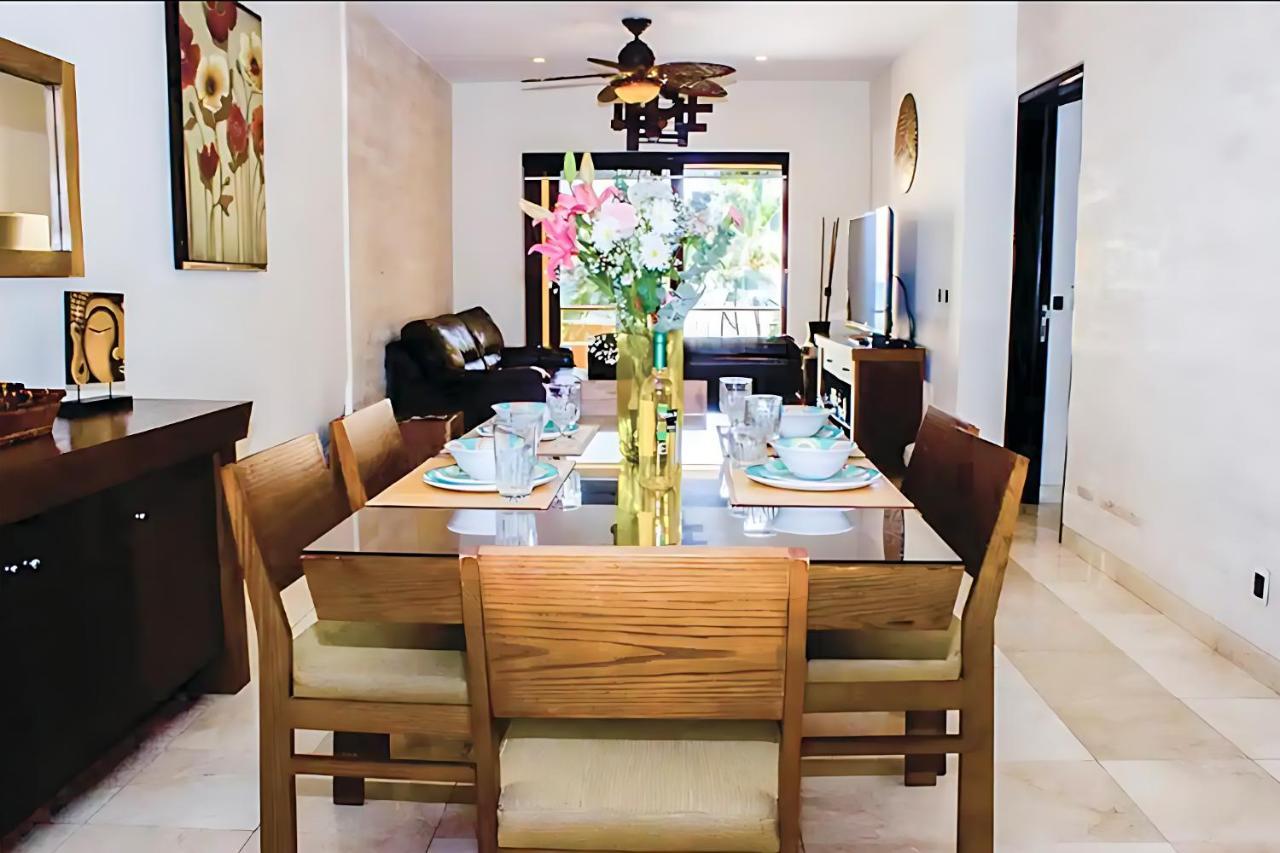 Faro 201 Beachfront Apartment With Ocean View, Close To 5Th Av 신데 델 카르멘 외부 사진
