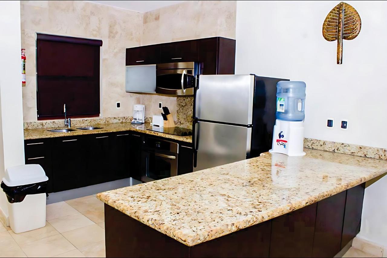 Faro 201 Beachfront Apartment With Ocean View, Close To 5Th Av 신데 델 카르멘 외부 사진