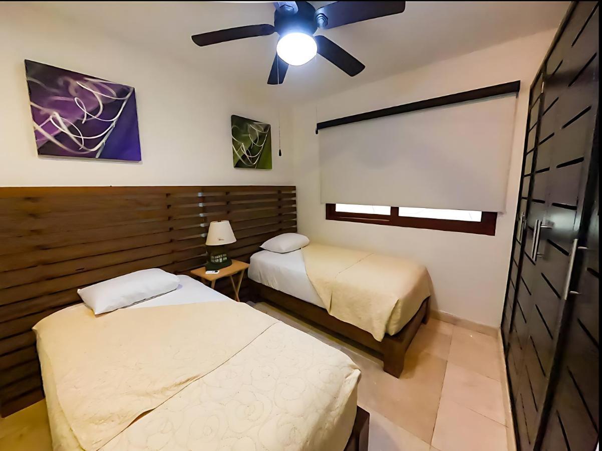 Faro 201 Beachfront Apartment With Ocean View, Close To 5Th Av 신데 델 카르멘 외부 사진