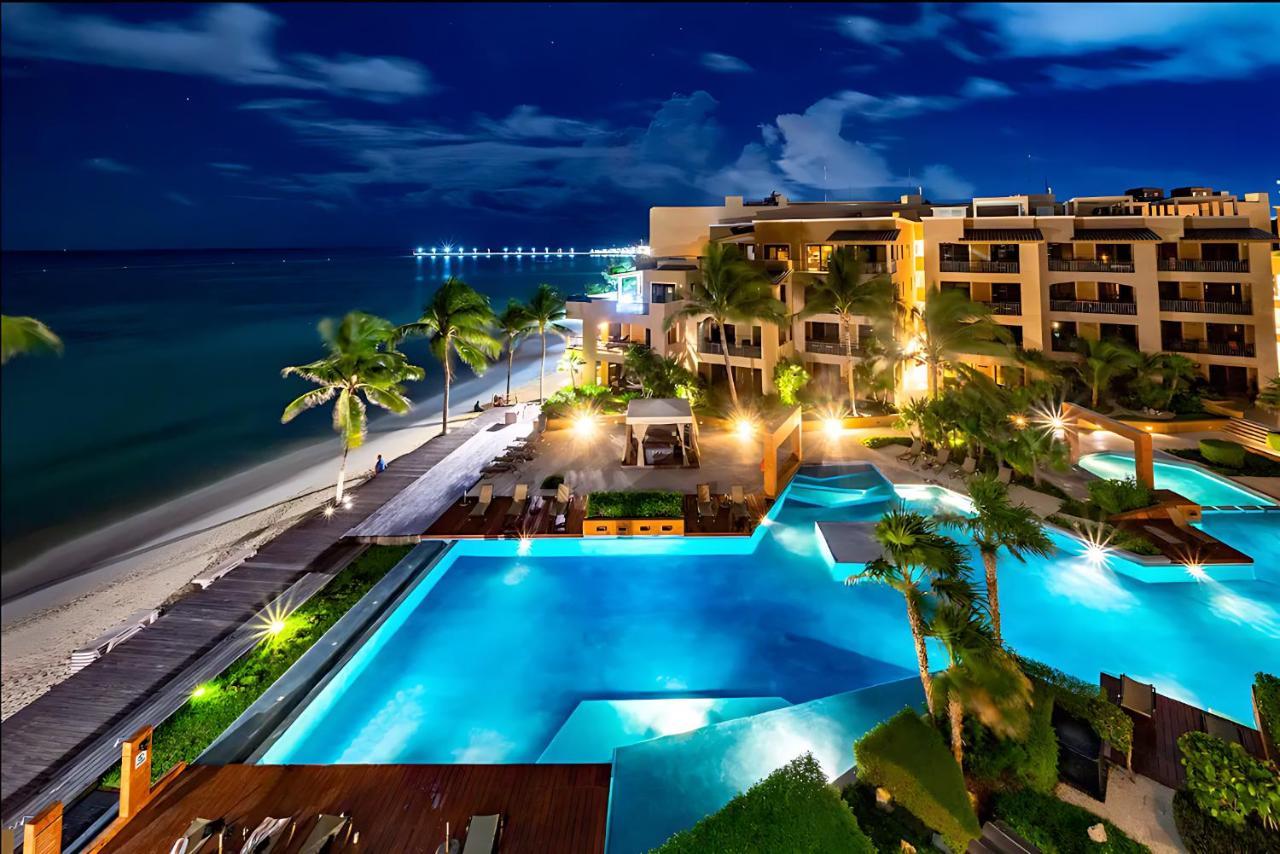 Faro 201 Beachfront Apartment With Ocean View, Close To 5Th Av 신데 델 카르멘 외부 사진